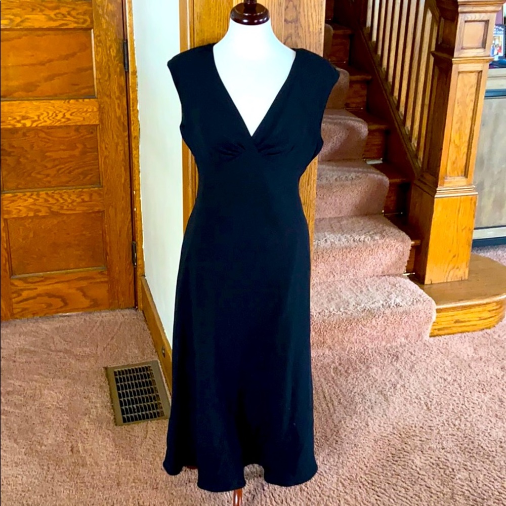 Chaps Black Classic Dress